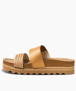 REEF Sandals | Slides>Cushion Vista Hi Natural Braid