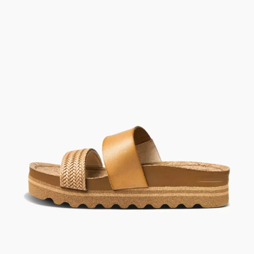 REEF Sandals | Slides>Cushion Vista Hi Natural Braid