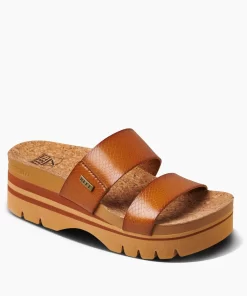 REEF Sandals | Slides>Cushion Vista Higher Cognac