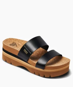 REEF Sandals | Slides>Cushion Vista Higher Black