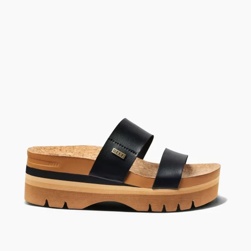 REEF Sandals | Slides>Cushion Vista Higher Black