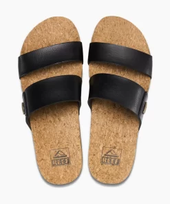 REEF Sandals | Slides>Cushion Vista Higher Black