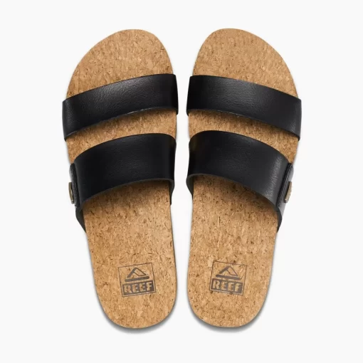 REEF Sandals | Slides>Cushion Vista Higher Black