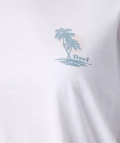 REEF T-Shirts>Dreamisle Long Sleeve Crop T-Shirt Bright White