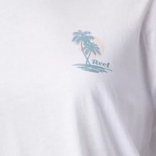 REEF T-Shirts>Dreamisle Long Sleeve Crop T-Shirt Bright White