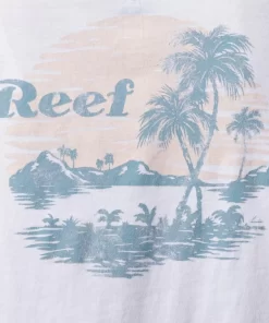 REEF T-Shirts>Dreamisle Long Sleeve Crop T-Shirt Bright White