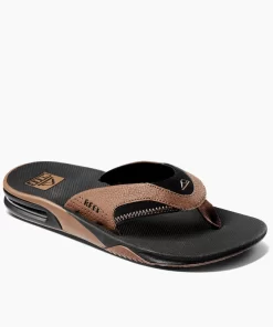 REEF Sandals | Flip Flops>Fanning Black And Tan