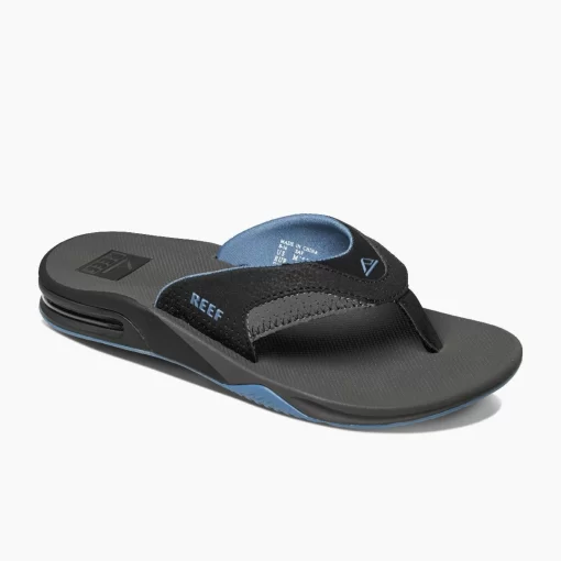 REEF Sandals | Flip Flops>Fanning Grey/Light Blue