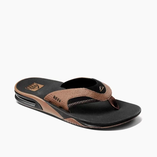 REEF Sandals | Flip Flops>Fanning Black And Tan