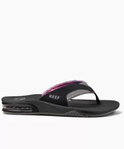 REEF Sandals | Flip Flops>Fanning Black/Grey