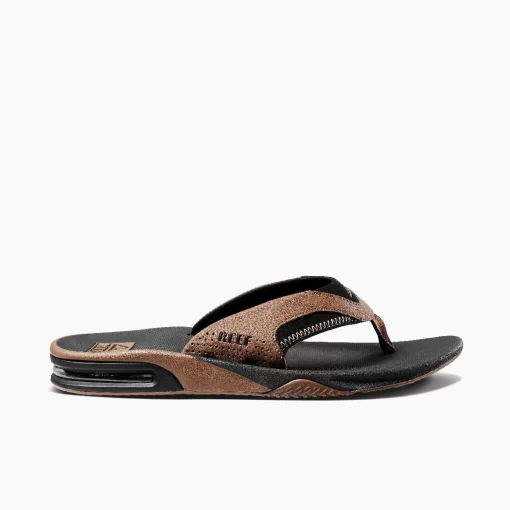 REEF Sandals | Flip Flops>Fanning Black And Tan