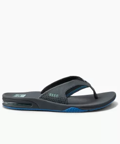 REEF Sandals | Flip Flops>Fanning Gunmetal/Ocean