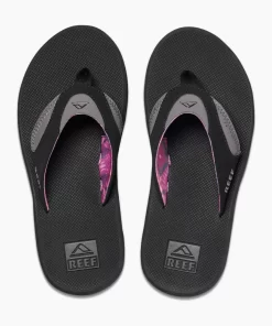 REEF Sandals | Flip Flops>Fanning Black/Grey