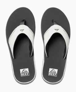 REEF Sandals | Flip Flops>Fanning Grey/White