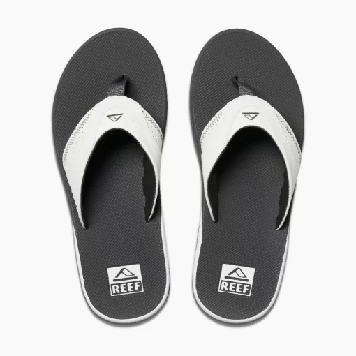 REEF Sandals | Flip Flops>Fanning Grey/White