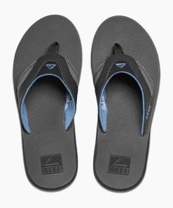 REEF Sandals | Flip Flops>Fanning Grey/Light Blue