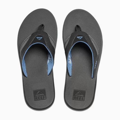 REEF Sandals | Flip Flops>Fanning Grey/Light Blue