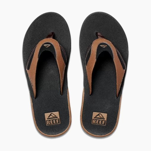 REEF Sandals | Flip Flops>Fanning Black And Tan