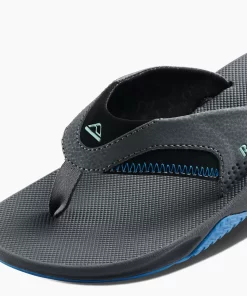 REEF Sandals | Flip Flops>Fanning Gunmetal/Ocean