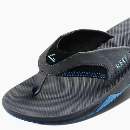 REEF Sandals | Flip Flops>Fanning Gunmetal/Ocean