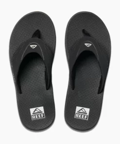 REEF Sandals | Flip Flops>Fanning Black/Silver