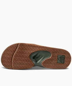 REEF Sandals | Slides>Fanning Slide Dark Olive