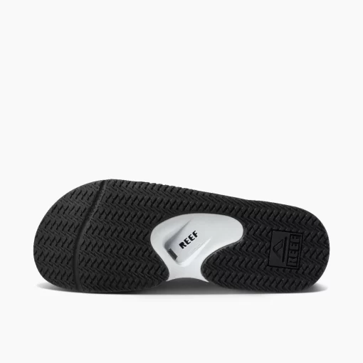 REEF Sandals | Slides>Fanning Slide Grey/White