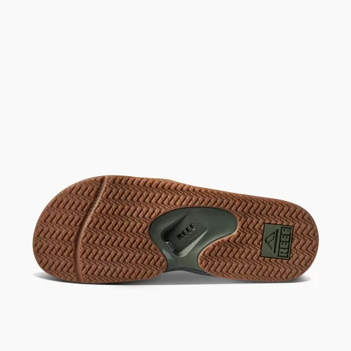 REEF Sandals | Slides>Fanning Slide Dark Olive