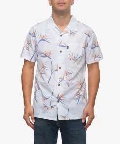 REEF Shirts>Farley Short Sleeve Shirt Bright White