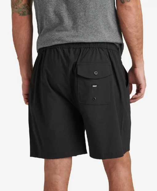 REEF Shorts & Board Shorts>Fields Elastic Waist Walk Short 17" Caviar