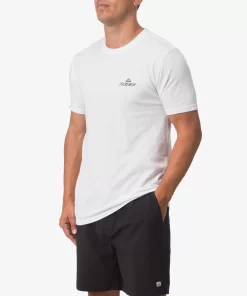 REEF T-Shirts>Fluid Short Sleeve T-Shirt White