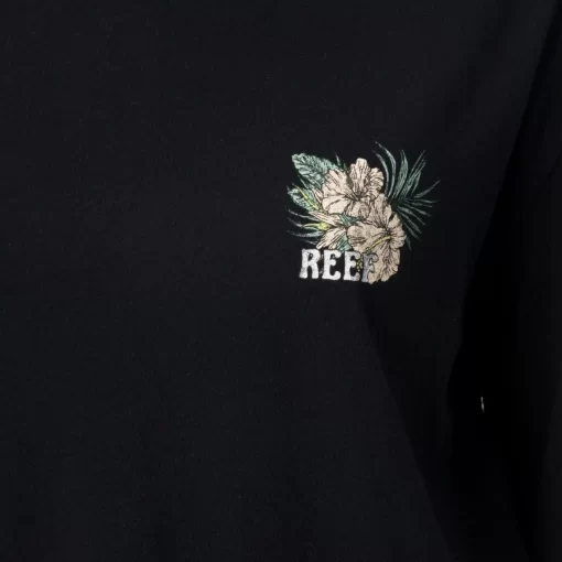 REEF T-Shirts>Gal Long Sleeve Crop T-Shirt Caviar