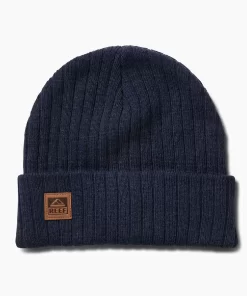 REEF Headwear & Accessories>Jenks Cuff Beanie Insigna Blue