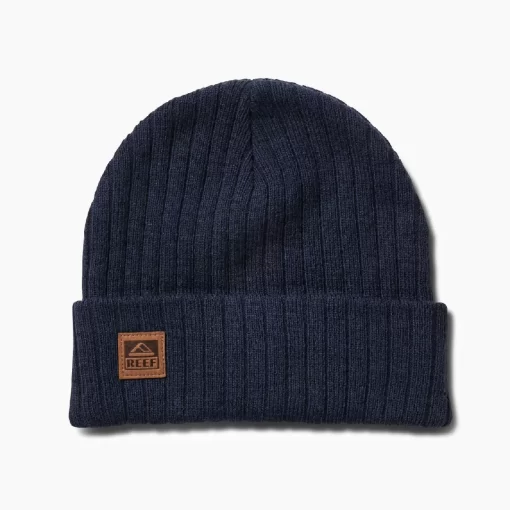 REEF Headwear & Accessories>Jenks Cuff Beanie Insigna Blue