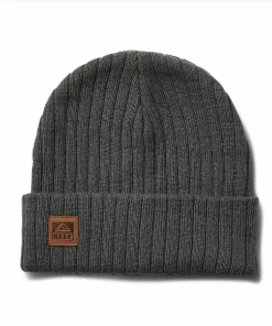 REEF Headwear & Accessories>Jenks Cuff Beanie Quiet Shade Gre