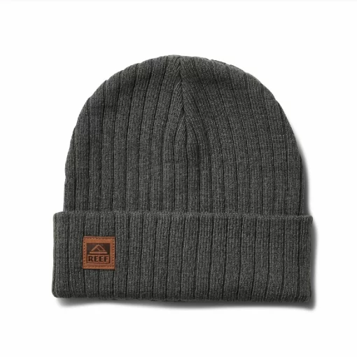 REEF Headwear & Accessories>Jenks Cuff Beanie Quiet Shade Gre