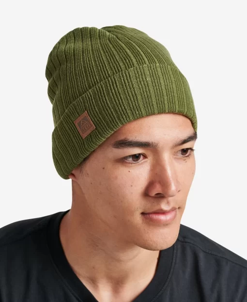 REEF Headwear & Accessories>Jenks Cuff Beanie Avocado