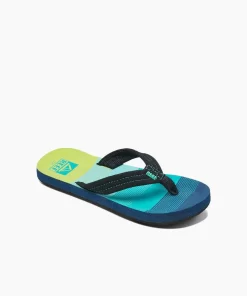 REEF Kids (5-8 Years)>Kids Ahi Aqua/Green