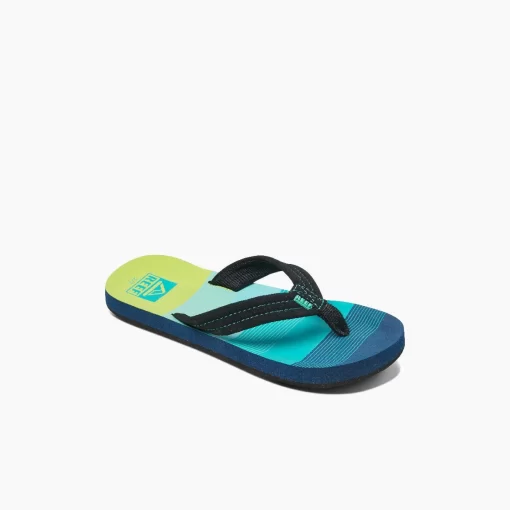 REEF Kids (5-8 Years)>Kids Ahi Aqua/Green