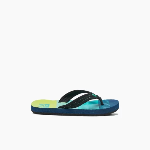 REEF Kids (5-8 Years)>Kids Ahi Aqua/Green