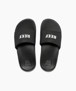 REEF Kids (5-8 Years)>Kids One Slide Reef Black/White