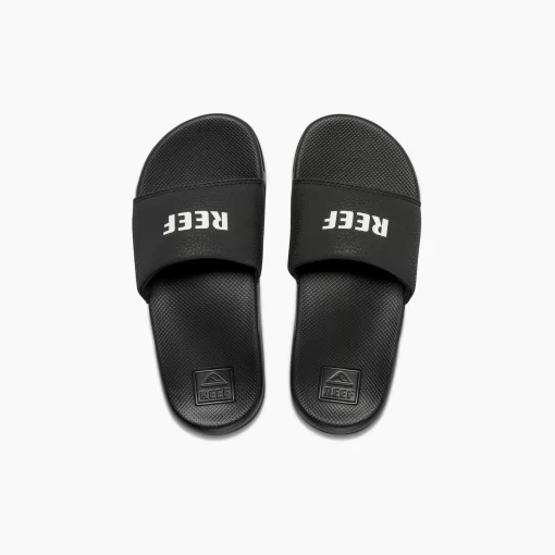 REEF Kids (5-8 Years)>Kids One Slide Reef Black/White