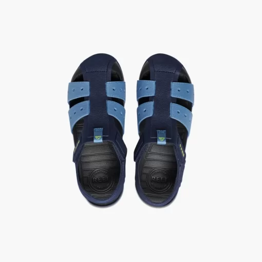 REEF Kids (5-8 Years)>Kids Water Beachy Grey/Ocean/Lime