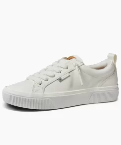 REEF Shoes>Lay Day Dawn White Leather