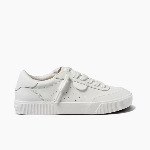 REEF Shoes>Lay Day Seas White Leather