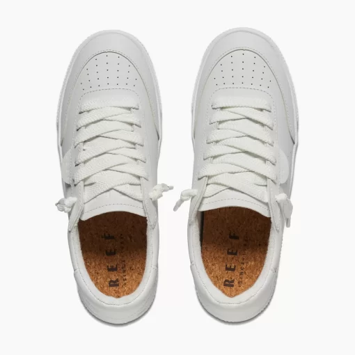 REEF Shoes>Lay Day Seas White Leather