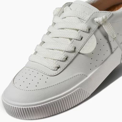 REEF Shoes>Lay Day Seas White Leather