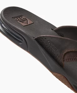 REEF Sandals | Flip Flops>Leather Fanning Dark Brown