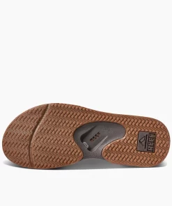 REEF Sandals | Flip Flops>Leather Fanning Dark Brown