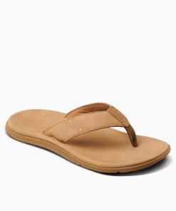 REEF Sandals | Flip Flops>Leather Santa Ana Tan